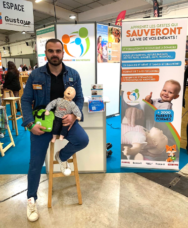 Kevin Rocamora, fondateur de Famille de Sauveteurs